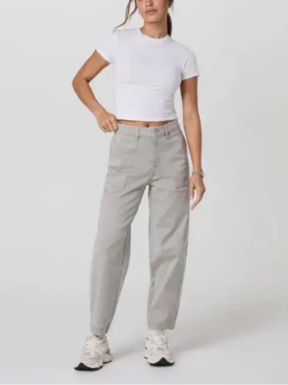 Vuori Anza Twill Pant Drawstring Bottoms Cream Off White XS